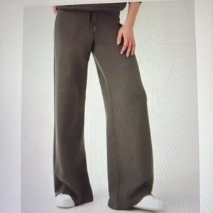 Spanx AirEssentials Wide Leg Pants Dark Palm Green 3X Petite NWT